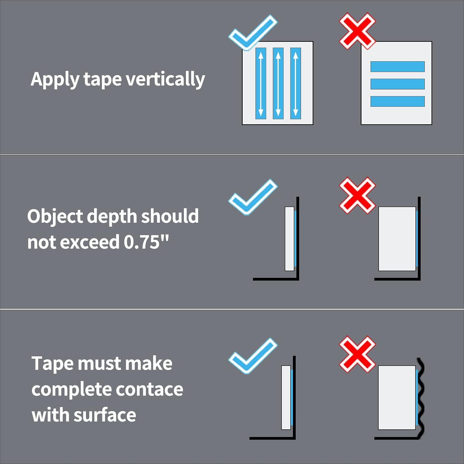 Art3d Double-Sided Mounting Tape (10FT), Multipurpose Removable Adhesive Foam Tape, Transparent, Household