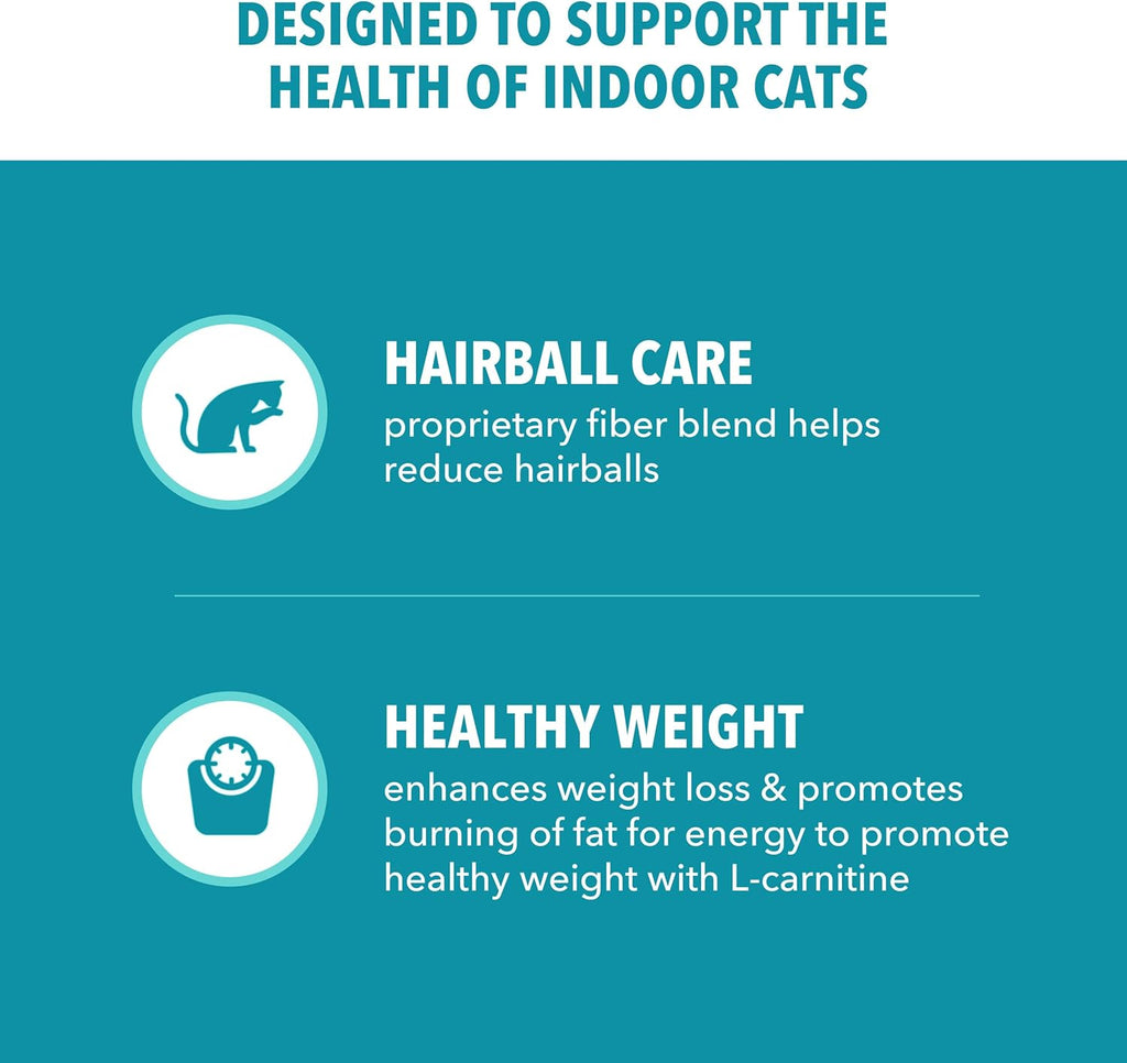 IAMS Proactive Health Dry Cat Food, Indoor Weight and Hairball Care Cat Food Dry Recipe, with Real Chicken in Every Bite, 7 lb. Bag