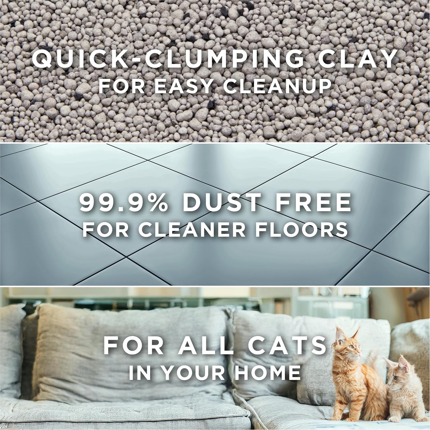 Purina Tidy Cats Free and Clean Unscented Cat Litter - 38 lb. Box